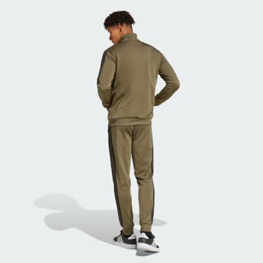 Adidas trainingsanzug schwarz mit grünen streifen new arrivals