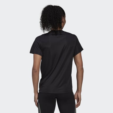 Remera de Running Run It Negro Mujer Running