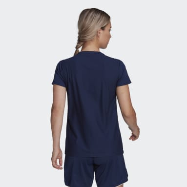 Camiseta Tiro 23 League Azul Mujer Fútbol