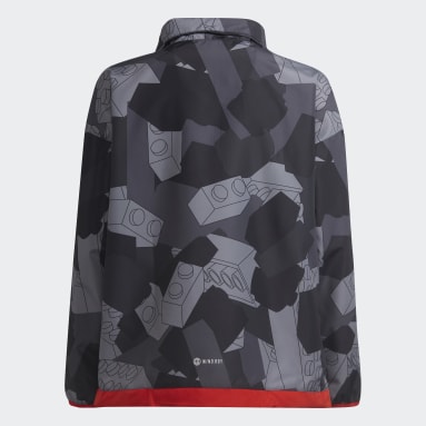 Deti Sportswear Siva Vetrovka adidas x Classic LEGO® Half-Zip