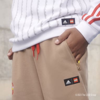 Calça adidas x Classic LEGO® Marrom Kids Sportswear