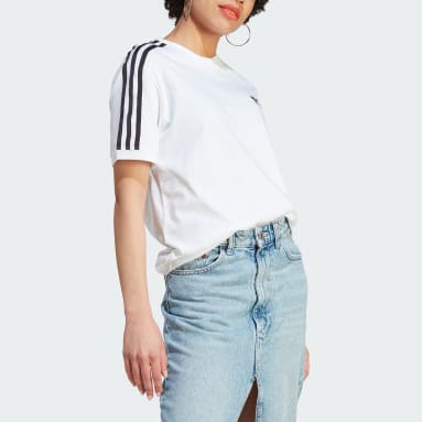 Polo Adicolor Classics 3 Tiras Blanco Mujer Originals