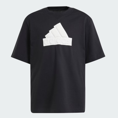 เด็ก Sportswear สีดำ เสื้อยืดผ้าปิเก้ Future Icons Logo