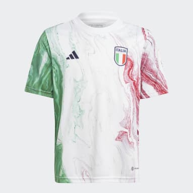 Camiseta calentamiento Italia Verde Niño Fútbol