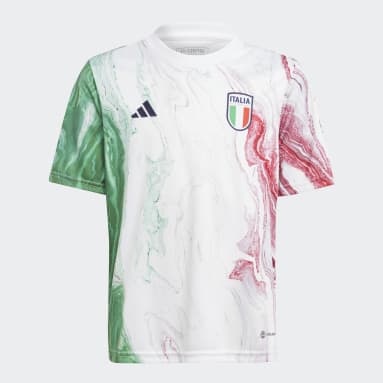 Italia Maglia Pre-Match Verde Bambini Calcio