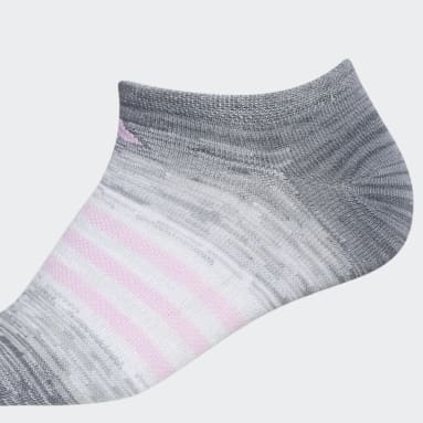Women's Training Grey Superlite Ombré No-Show Socks 6 Pairs