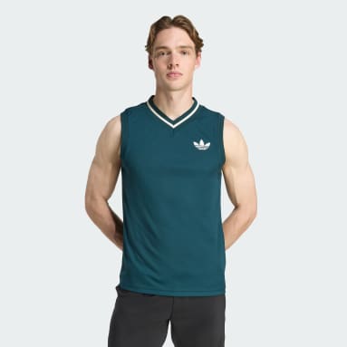 Amazon | adidas Originals,mens,Trefoil Tank,Crew Blue,X