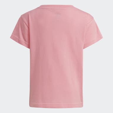 Camiseta Adicolor Trifolio Rosa Niño Originals
