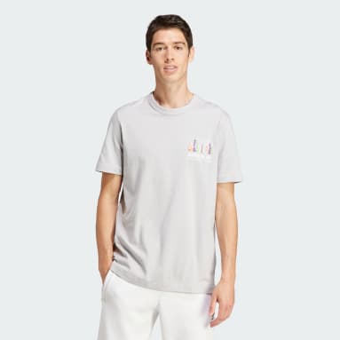 Polo adidas Adventure Estampado Plomo Hombre Originals