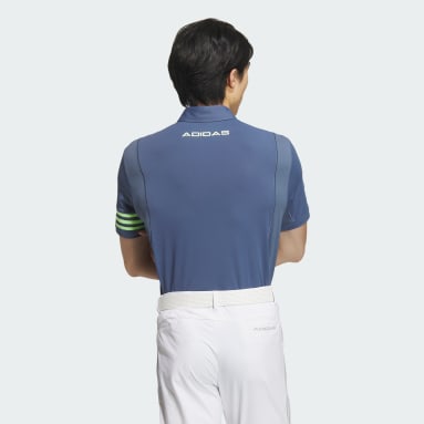【ゴルフ】3ストライプス メッシュベントポロ