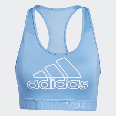 Women Training Blue Don't Rest Badge of Sport Bra