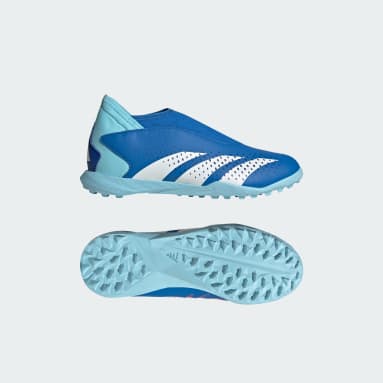 Botas de Futebol sem Atacadores Predator Accuracy.3 – Piso sintético Azul Criança Futebol