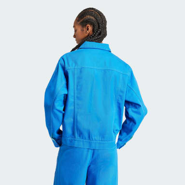 Women's Originals Blue KSENIASCHNAIDER 3-Stripes Dyed Jacket