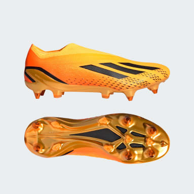 Botas de Futebol X Speedportal+ – Piso mole Dourado Futebol