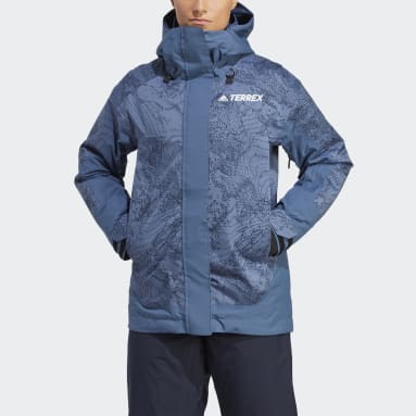 Ženy TERREX modrá Bunda Terrex 2-Layer Insulated Snow Graphic