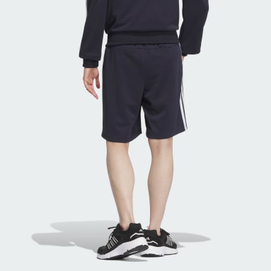 スリーストライプス レギュラーフィット ダブルニットショーツ