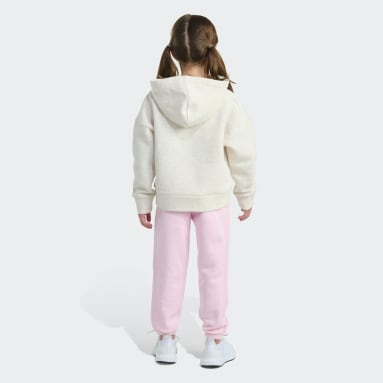 2-Piece Long Sleeve Hooded Heather Pullover & Jogger Set