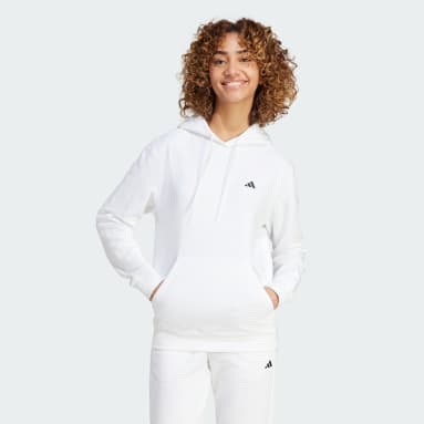 Women s Pullover Hoodies White adidas Australia