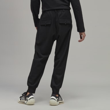 Pants Con Puños Ajustados Classic Wool Flannel Negro Hombre Y-3