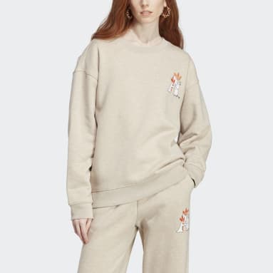 Sweatshirt adidas Originals x Moomin Bege Mulher Originals