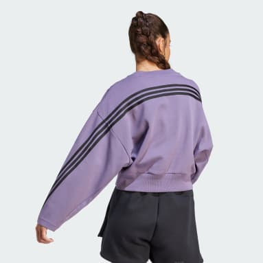 Sweat-shirt à 3 bandes Future Icons Pourpre Femmes Sportswear