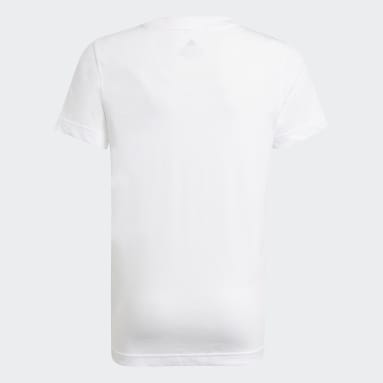 T-shirt Essentials Branco Rapazes Sportswear