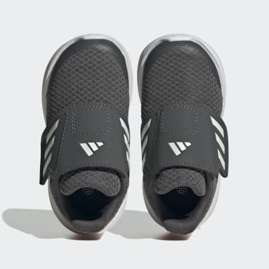 Kids Sportswear Grey RunFalcon 3.0 Hook-and-Loop Shoes