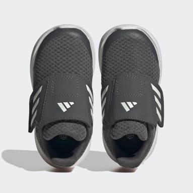 Scarpe RunFalcon 3.0 Hook-and-Loop Grigio Bambini Sportswear