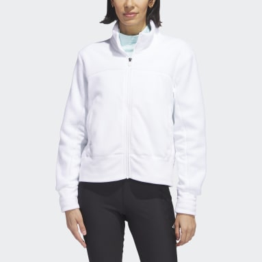 Casaco em Fleece Branco Mulher Golfe