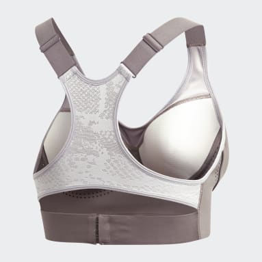 Women adidas by Stella McCartney Grey Stronger For It Soft Bra