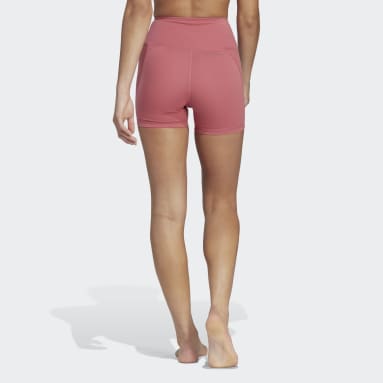 Kvinder Fitness Og Træning Pink Yoga Essentials High-Waisted Short tights