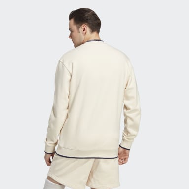 Muži Originals béžová Mikina Blokepop Crewneck