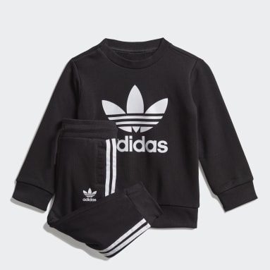 키즈 originals Black 크루 세트