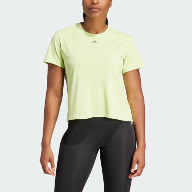 T-shirt para HIIT HEAT.RDY Sweat Conceal Verde Mulher Ginásio E Treino
