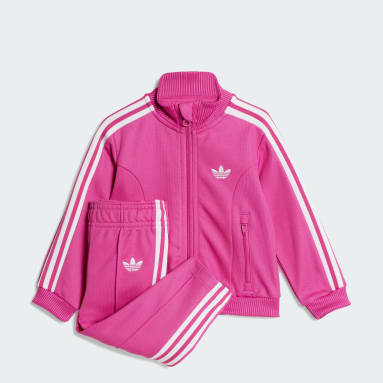 ADIDAS ORIGINALS ADICOLOR 70s BLOUSON TRACKTOP PINK UK 20
