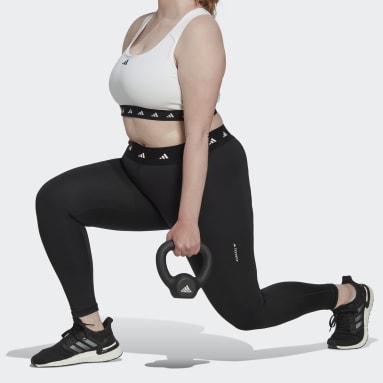 Kvinder Fitness Og Træning Sort Techfit period Proof 7/8 Plus Size tights