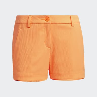 Women Golf Orange Shorts
