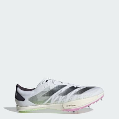 Track & Field White Adizero Ambition Track and Field Lightstrike Shoes