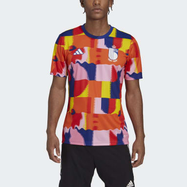Camiseta Prepartido Bélgica Multicolor Hombre Fútbol