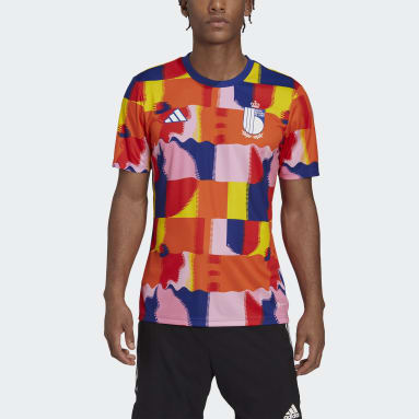 Maglia Pre-Match Belgium Multicolor Uomo Calcio