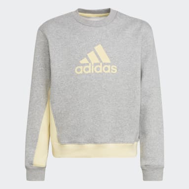 Mädchen Sportswear Badge of Sport Cotton Trainingsanzug Grau