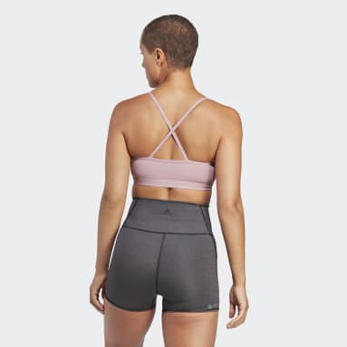 Top Treino Suporte Leve AeroReact Roxo Mulher Training