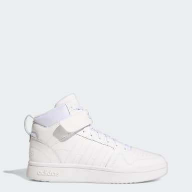 white hightop shoes