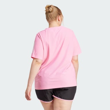 Koszulka Own The Run (Plus Size) Różowy