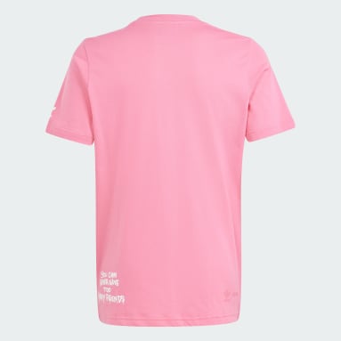Camisetas adidas niño rosas hot sale