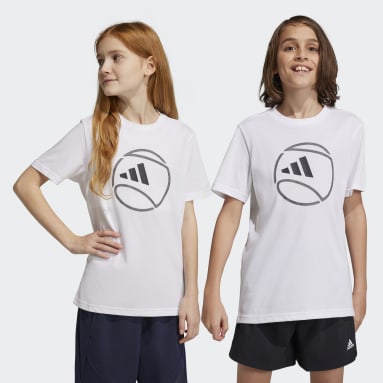 AEROREADY Tennis Graphic Tee Bialy