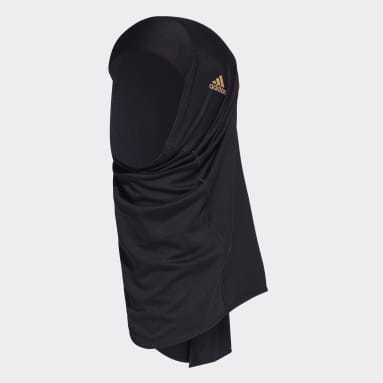 Women Running Black Sport Hijab
