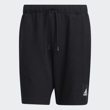 Men Training Black City Fleece Training Shorts
