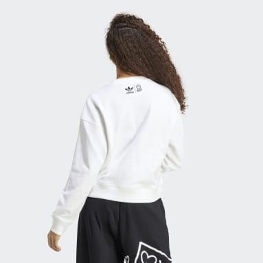 Women Lifestyle White 아디다스 오리지널스 x 앙드레 사라이바 스웨트셔츠