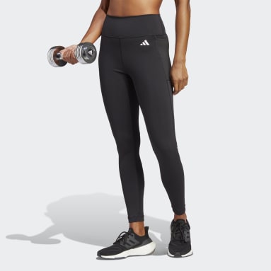 Women Gym & Training Black Train Essentials High-Intensity 7/8 Leggings
